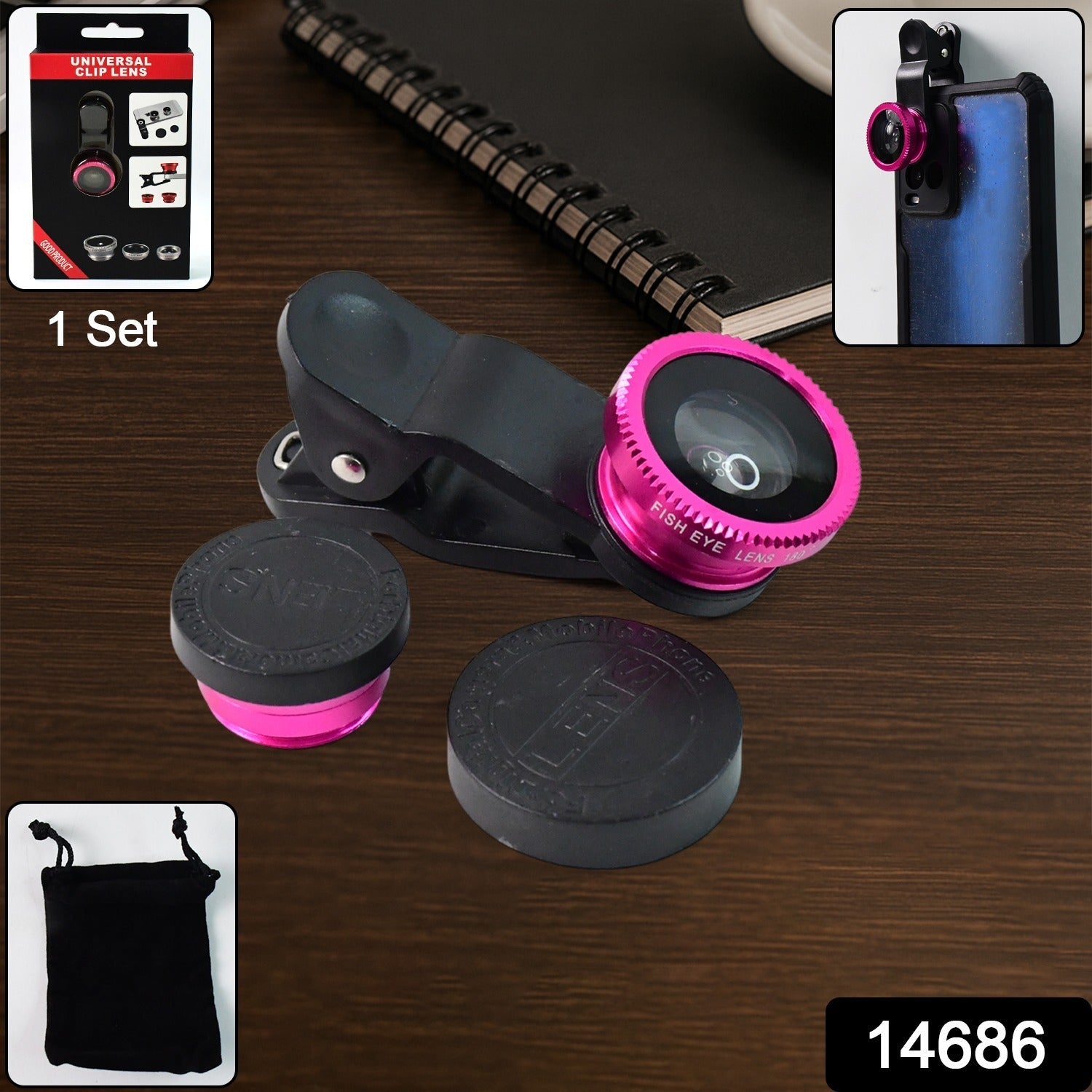Universal Clip-On Mobile Camera Lens Universal Clip-On Mobile Camera Lens